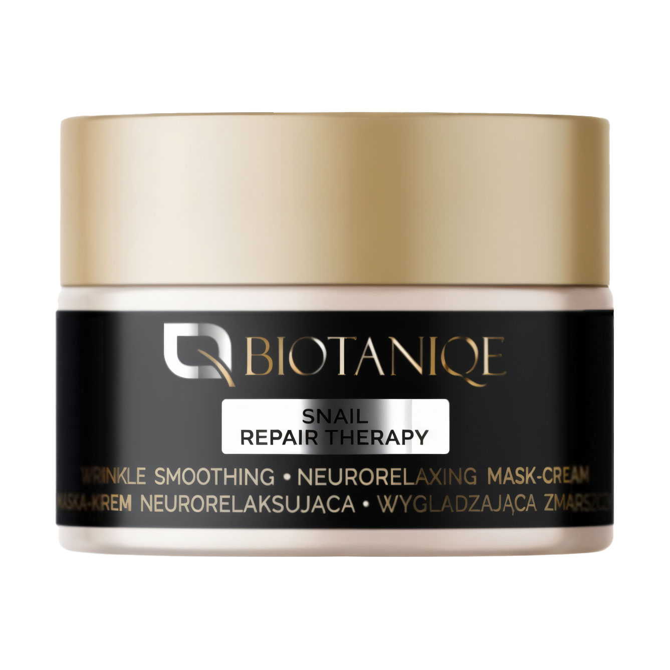 Крем-маска для обличчя Biotaniqe Snail Repair Therapy Wrinkle Smoothing Neurorelaxing Mask-Cream, 50 мл